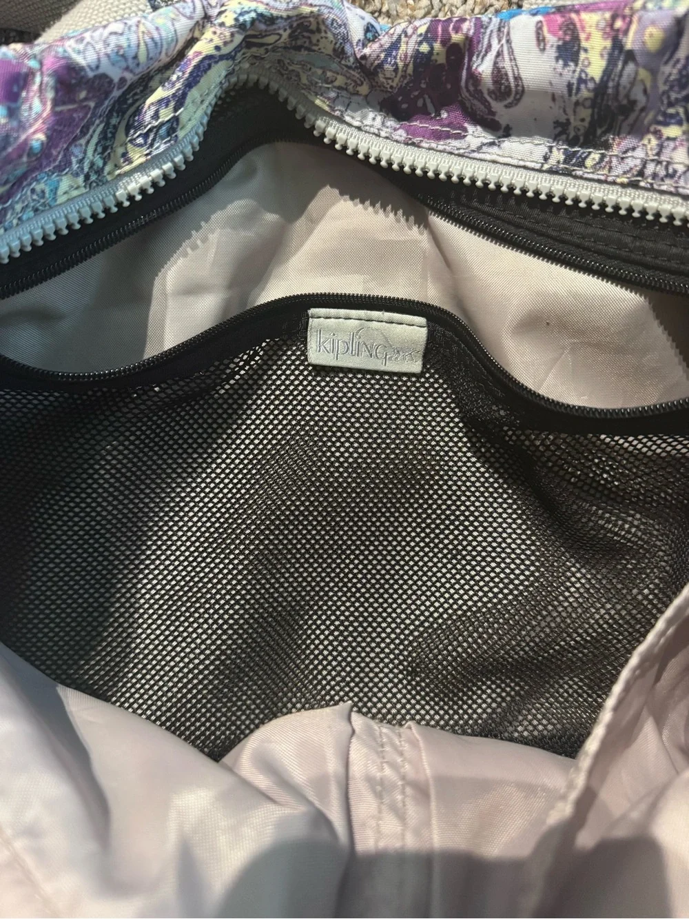 Kipling tote/diaper/baby Bag with changing diaper pad